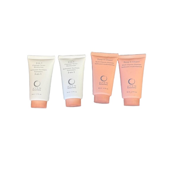 Other - AVON Solutions 3-in-1 Cleanser Toner Moisturizer 50ml New Vintage Beauty NOS